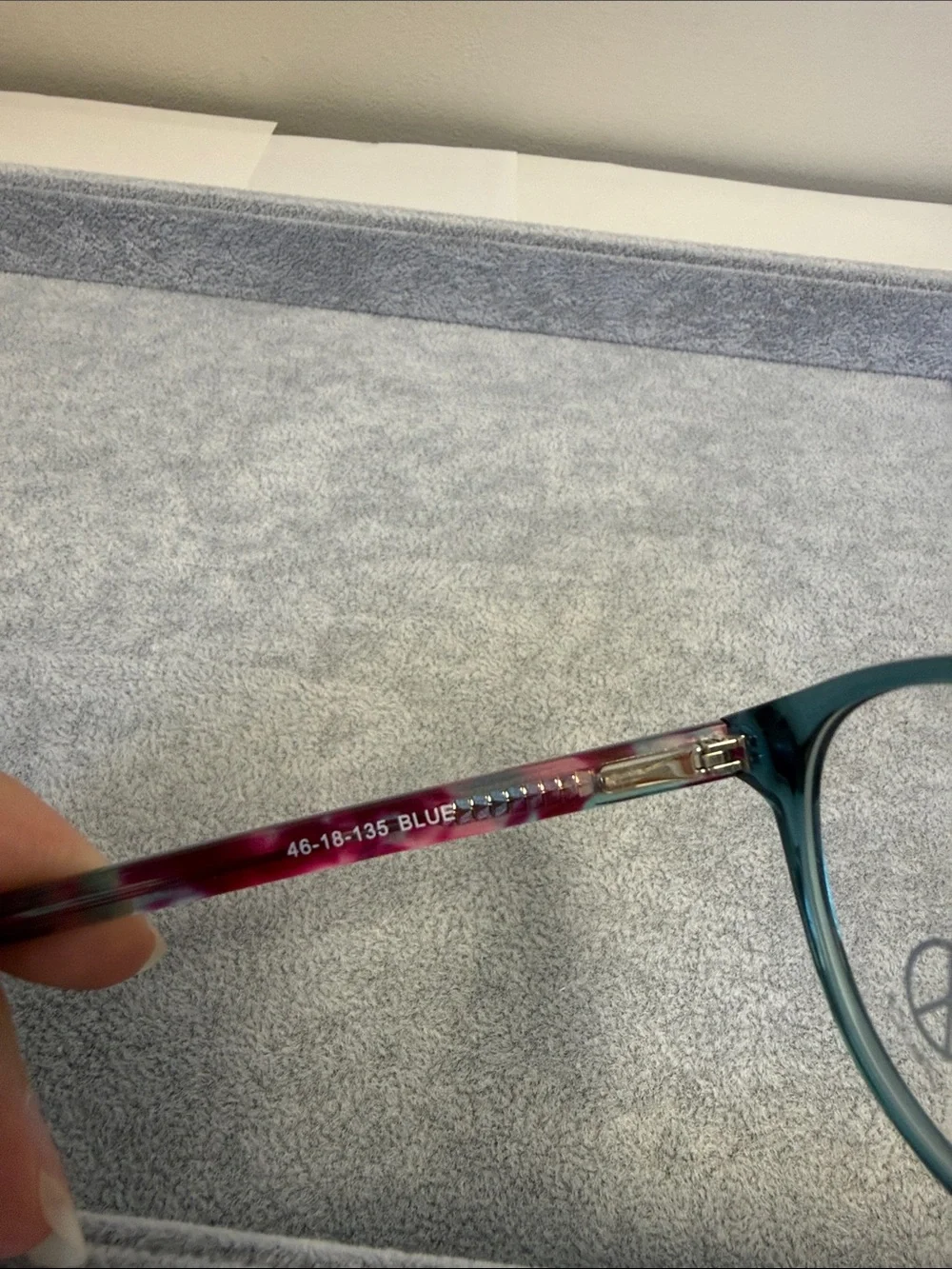 NWOT Ideal Optics Now Round Teal Blue / Green Plastic Eyeglasses Eyesize 46